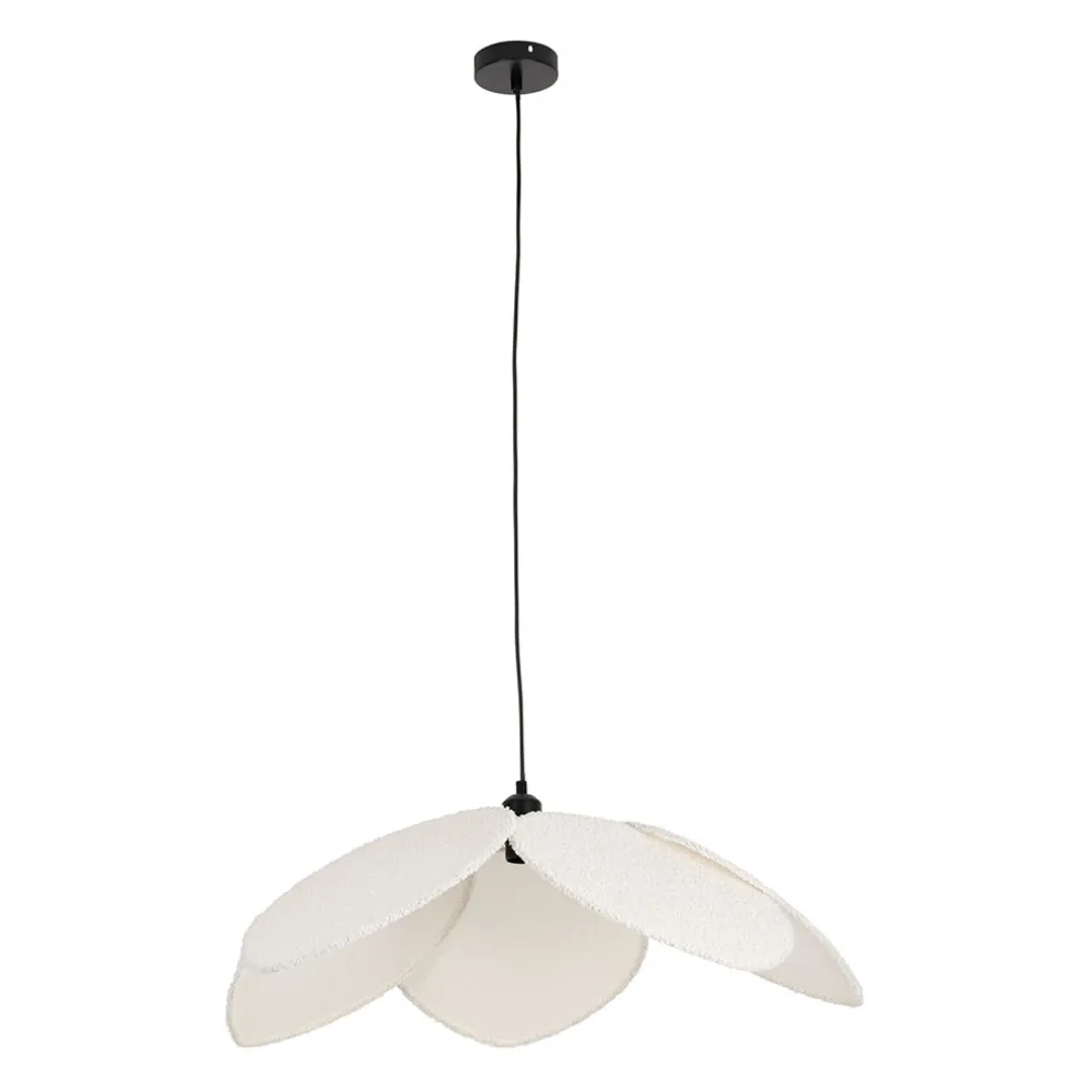 Suspension bouclette écru d70cm