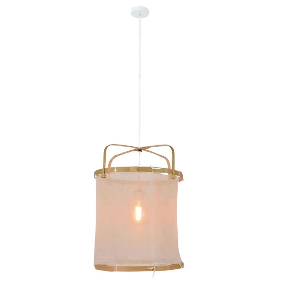 Suspension en bambou d35cm naturel - hikari