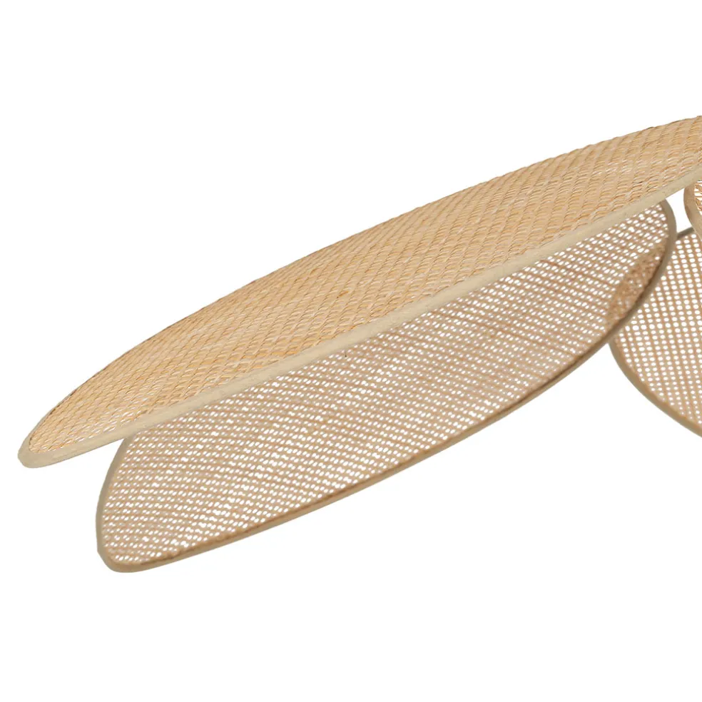 Suspension en bambou naturel d100xh19cm - Bambou