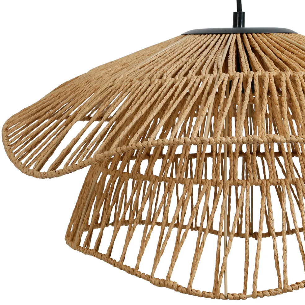 Suspension en corde de papaier d50cm naturel - Calyp