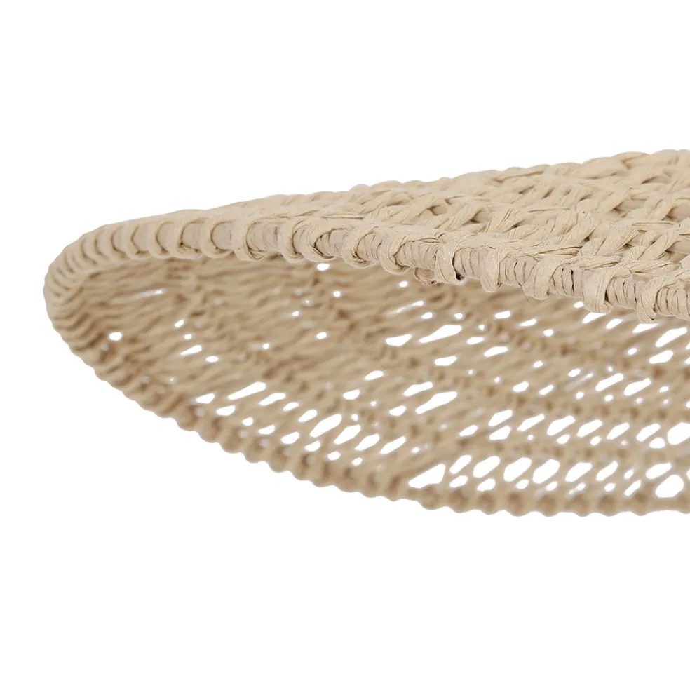 Suspension en corde de papier d70.5cm naturel - calyp