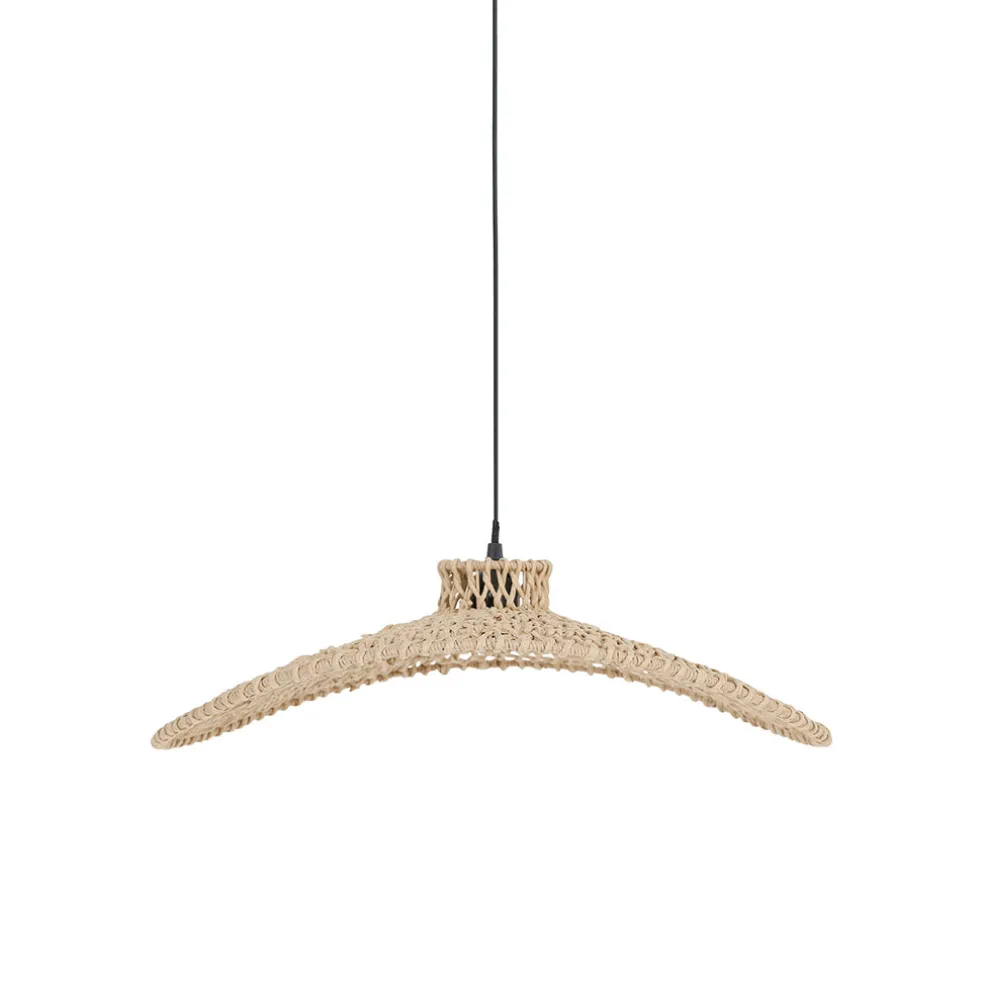 Suspension en corde de papier d50cm naturel - calyp