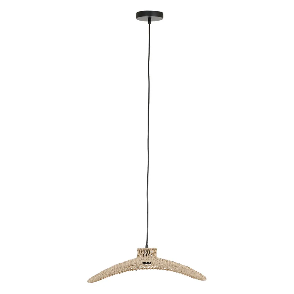 Suspension en corde de papier d50cm naturel - calyp