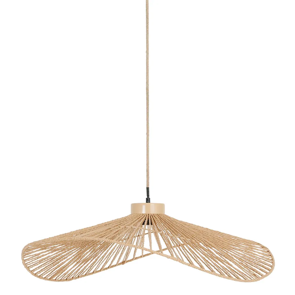 Suspension en corde de papier l71cm naturel - calyp