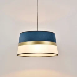 Suspension en coton et velours d38cm marine - velvet