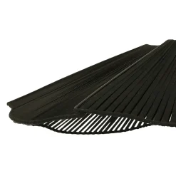 Suspension en fer et coton d77cm noir - plaka