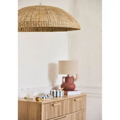 Suspension en jonc de mer naturel d60cm non électrifiée - Cordlacy