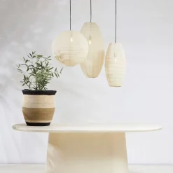 Suspension en jute écru h79cm - Ramille