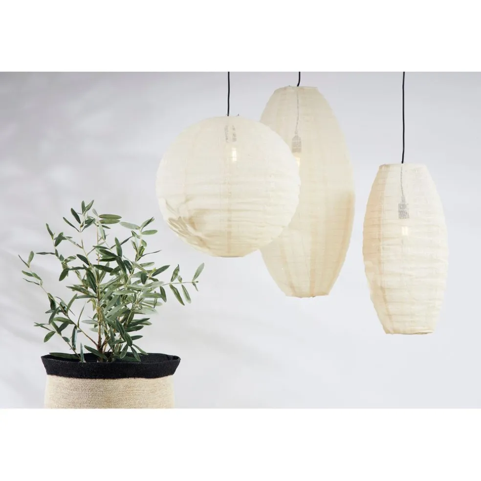 Suspension en jute écru h79cm - Ramille