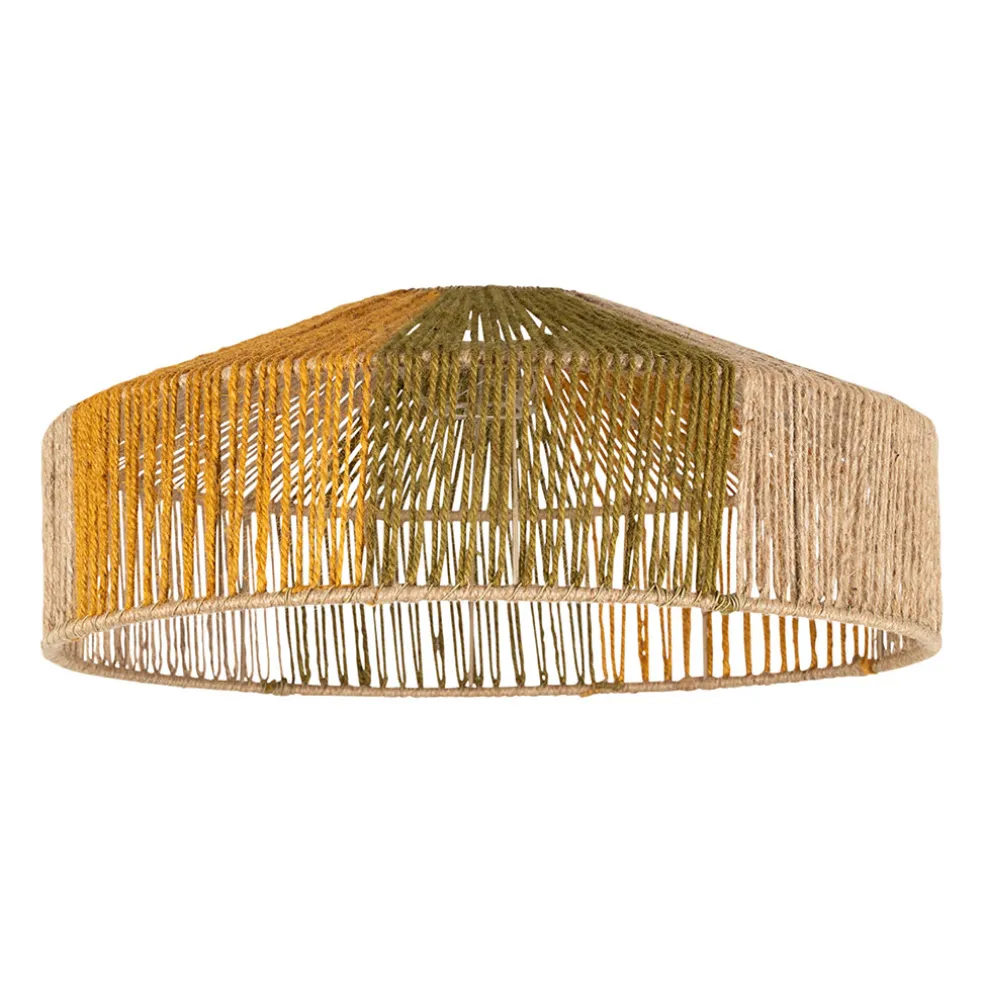 Suspension en jute naturel et fer non électrifiée d50x19cm - Aurore