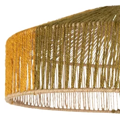 Suspension en jute naturel et fer non électrifiée d50x19cm - Aurore