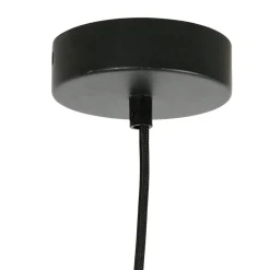 Suspension en lin japandi d70cm terracotta