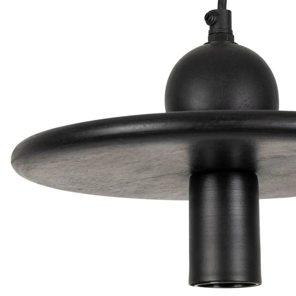 Suspension en manguier noir d25cm - Atelier