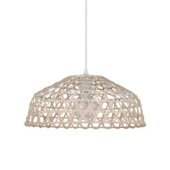 Suspension en métal et rotin d38cm naturel - bendor
