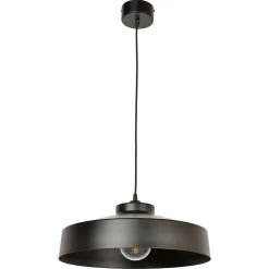 Suspension en métal noir d41cm - Indus