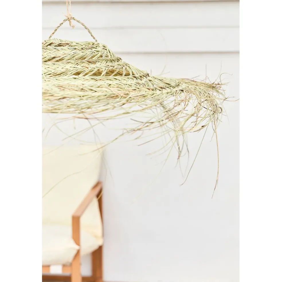 Suspension en osier d70cm naturel