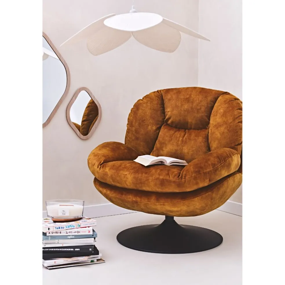 Suspension en papier écru d70cm