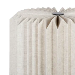 Suspension en papier et lin naturel d56xh20cm - Fontelo