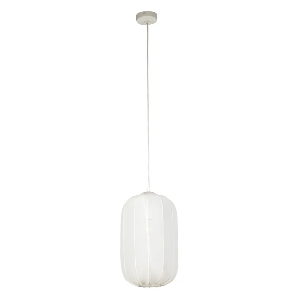 Suspension en polyester et fer blanc h45cm - Organic