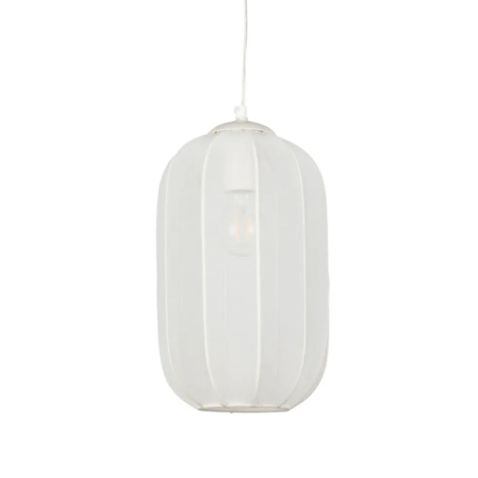 Suspension en polyester et fer blanc h34cm - Organic