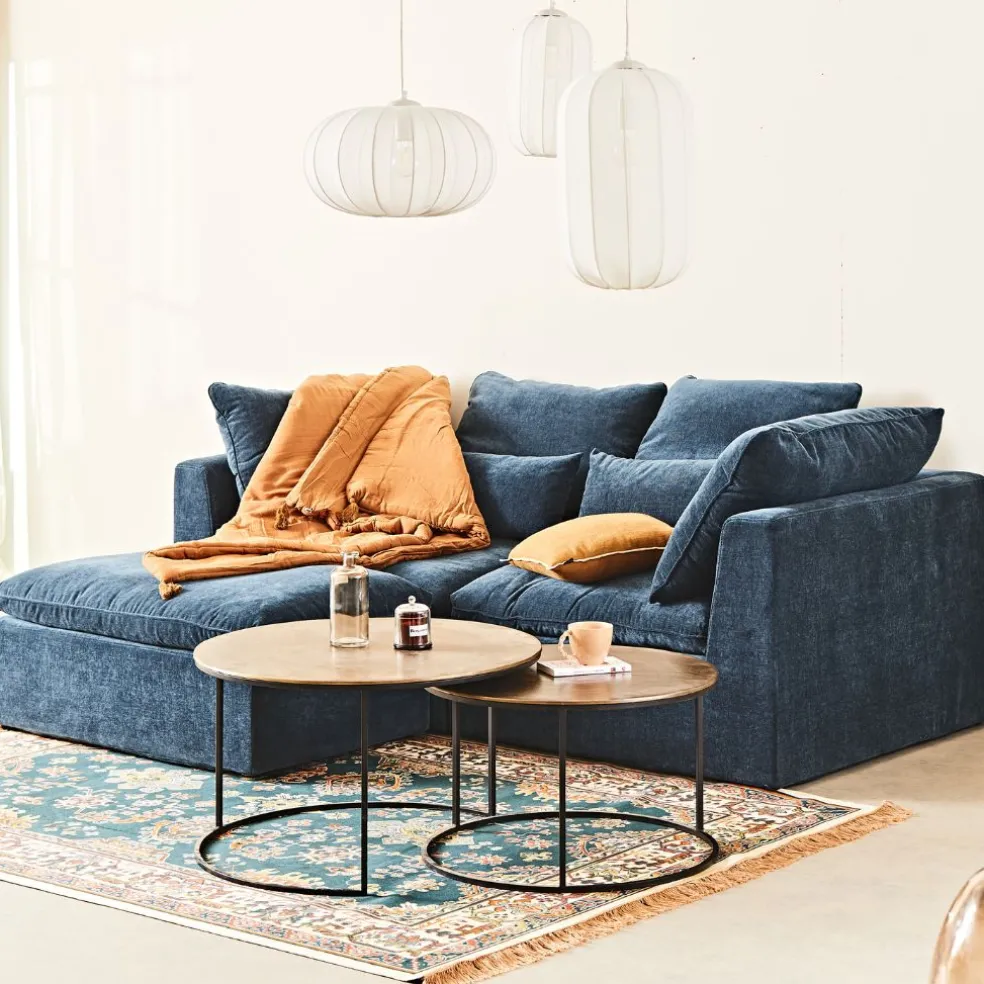 Suspension en polyester et fer blanc h23cm - Organic