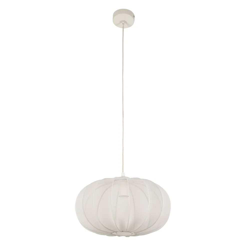 Suspension en polyester et fer blanc h23cm - Organic