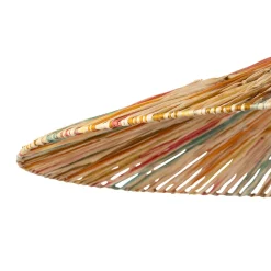 Suspension en raphia multicolore D77cmcm non électrifiée - Seguia