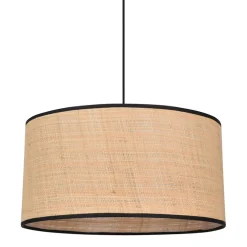Suspension en raphia naturel d38cml - Cylindre