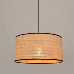 Suspension en raphia naturel d38cml - Cylindre