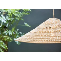 Suspension en rotin naturel non électrifiée d50cm - Hera