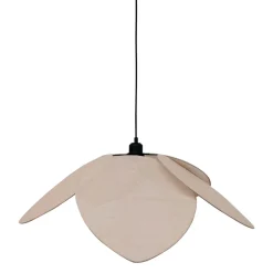 Suspension en tissu et fer d70cm naturel - Japandi