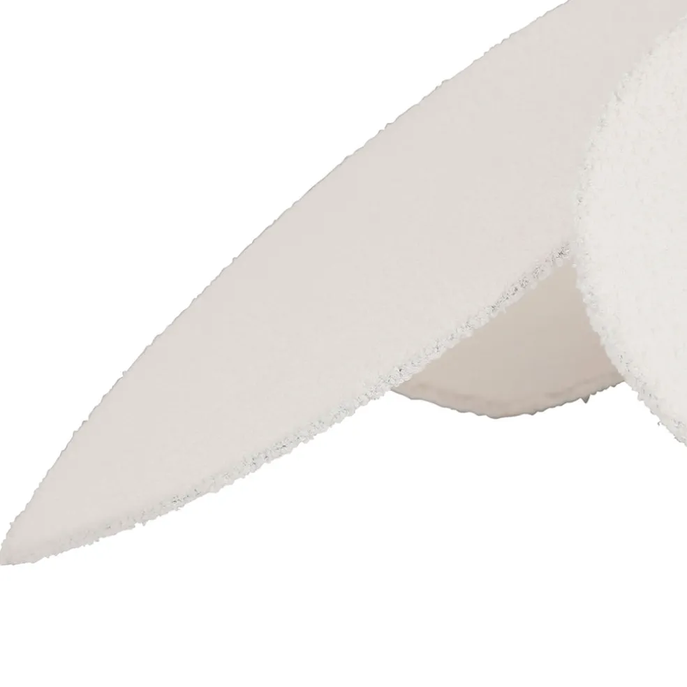 Suspension en tissu et frêne d110x39cm écru - Bouclette