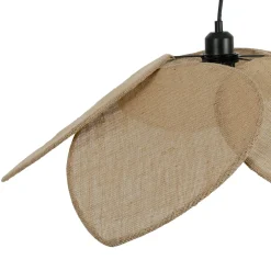 Suspension japandi en jute couleur lin naturel d110cm - Japandi