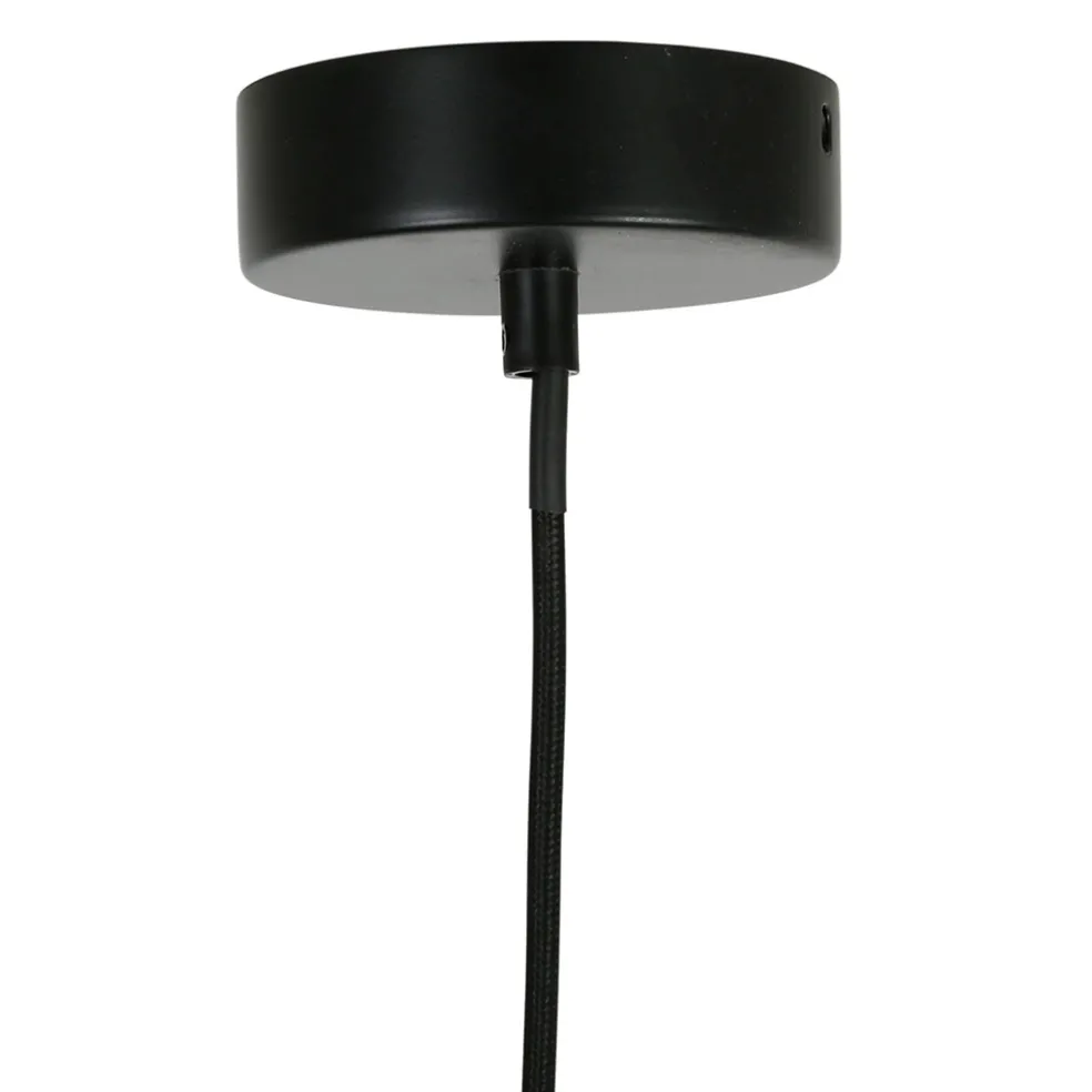 Suspension japandi en jute couleur lin naturel d110cm - Japandi