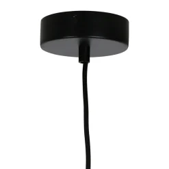 Suspension japandi en lin d110cm brun