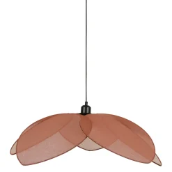 Suspension japandi en lin d70cm brun
