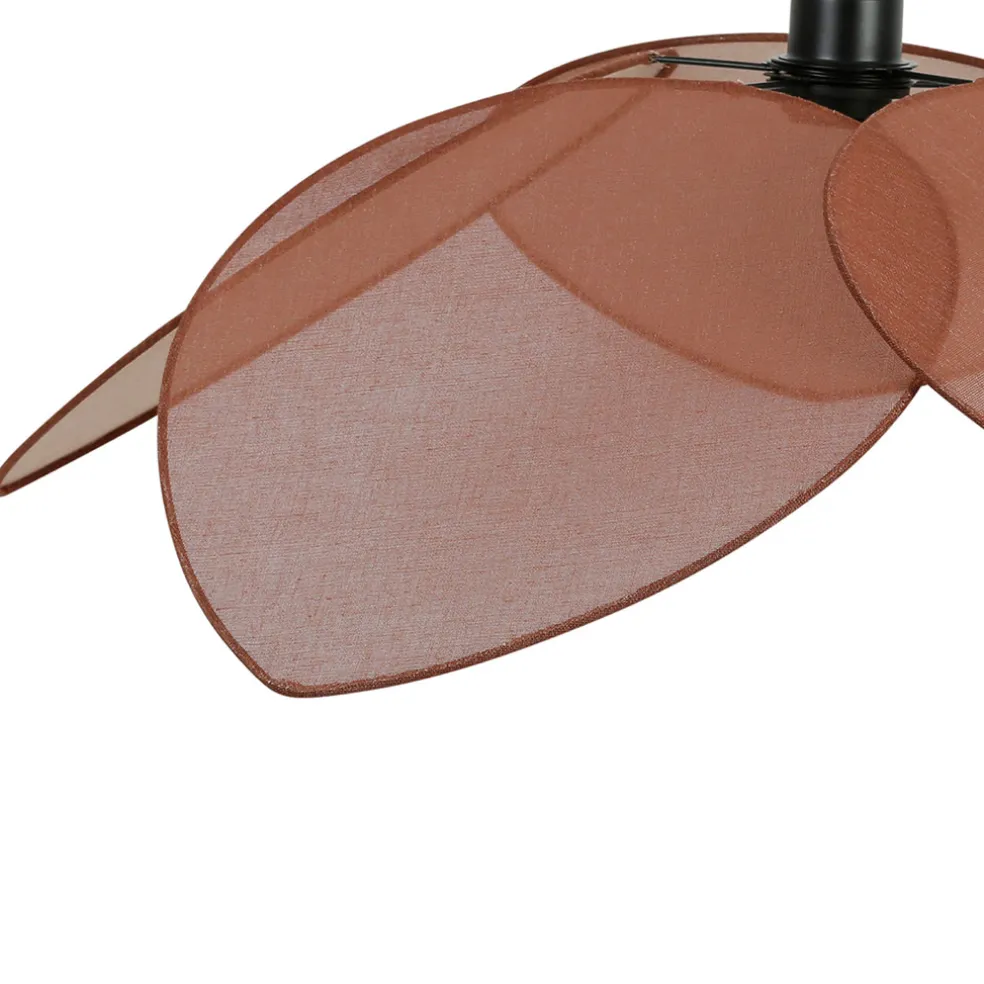 Suspension japandi en lin d70cm brun