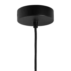 Suspension japandi en lin d70cm brun