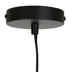 Suspension naturel en fer et corde de papier d55cm - Calyp