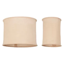 Suspension non électrifiée en lin et coton rose d45xh35cm - Noho