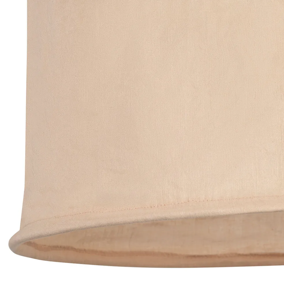 Suspension non électrifiée en lin et coton rose d45xh35cm - Noho