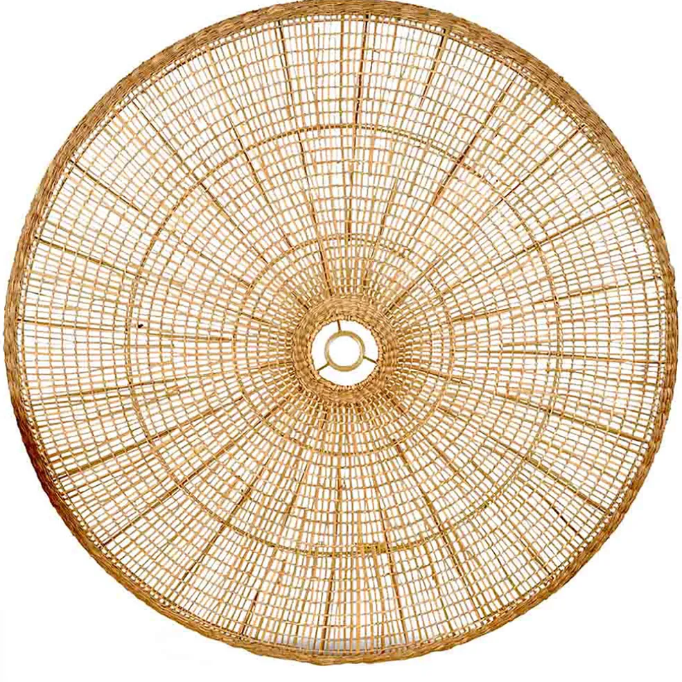 Suspension non électrifiée en jonc de mer tressé d100cm