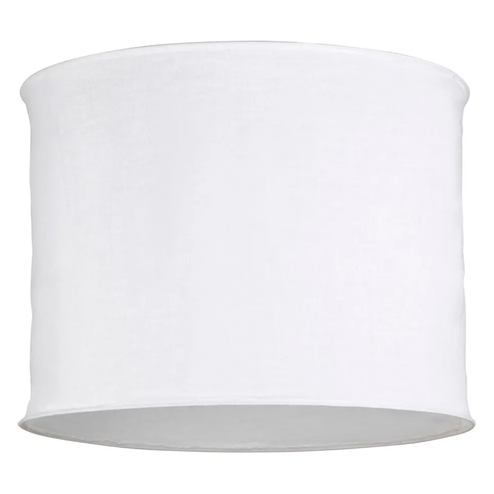 Suspension non électrique en lin et métal ecru h45cm - Noho