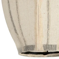 Suspensionen coton et fer écru non électrifiée d25xh39cm - Enigma