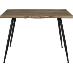 Table à manger en bois MDF et pieds en fer 110x75cm - Forest