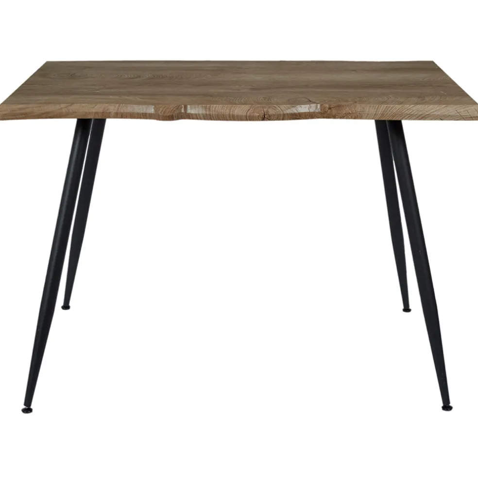 Table à manger en bois MDF et pieds en fer 110x75cm - Forest