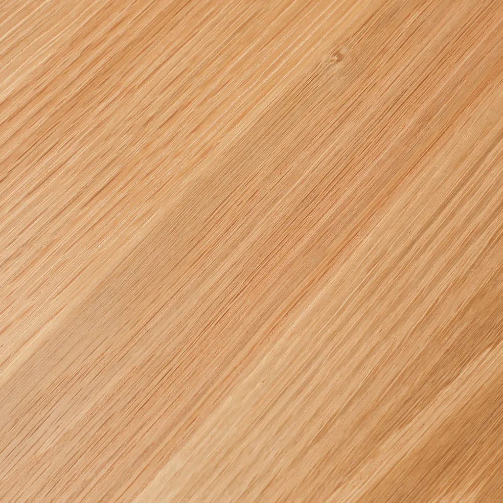 Table à manger en chêne massif et pieds acier L200cm - Manny