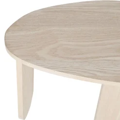 Table appoint effet bois naturel - folky