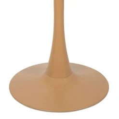 Table bar rond en fer beige d60cm - Lumi