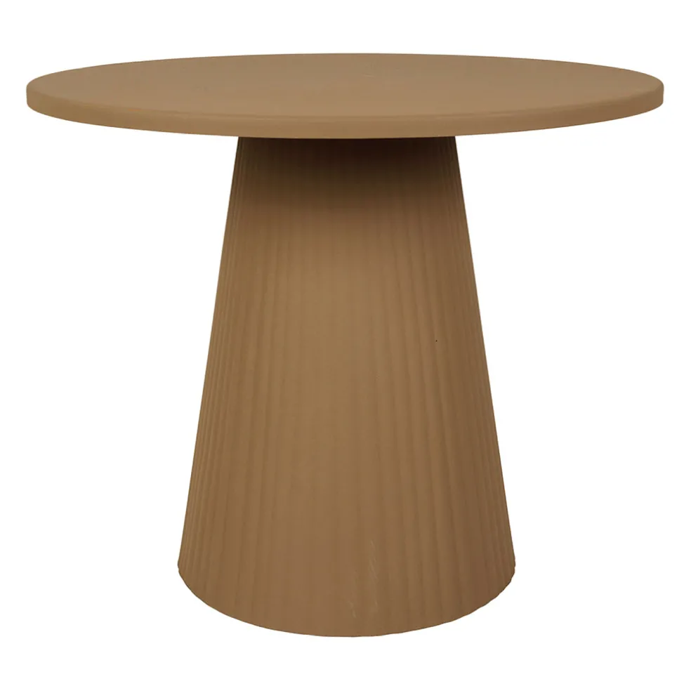 Table basse en fer beige d58cm - Arty